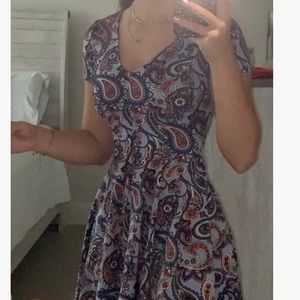 paisley print dress altard state